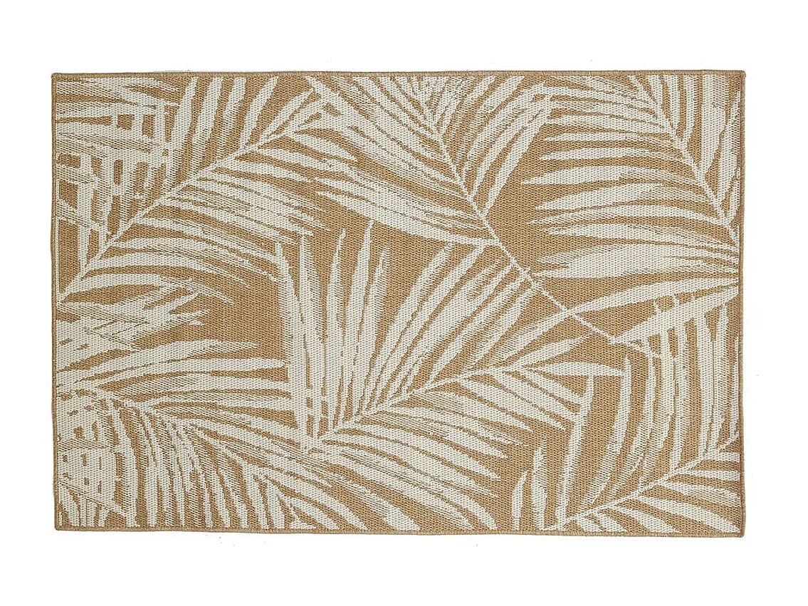 Tapis d'extérieur en plastique recyclé Feuilles 120 x 180 cm