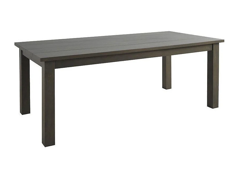 Table en bois noir 6 personnes
