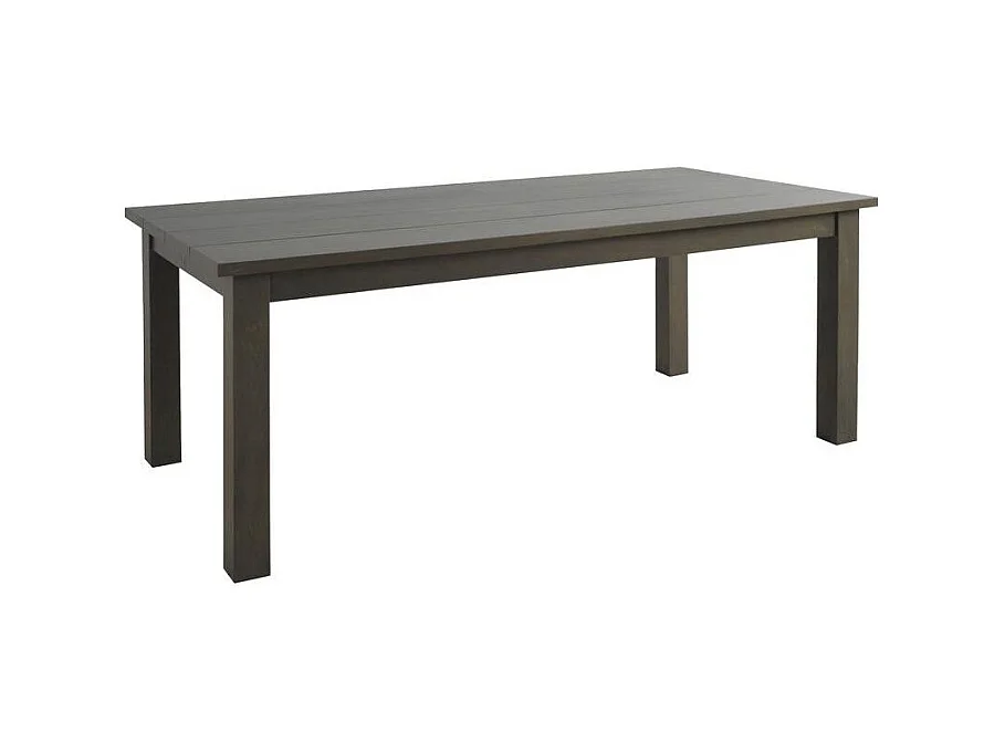 Table en bois noir 6 personnes