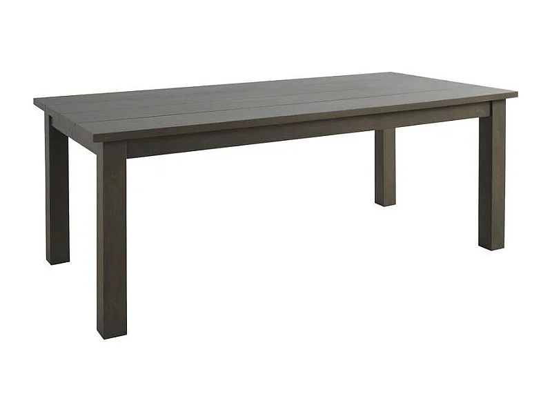 Table en bois noir 6 personnes
