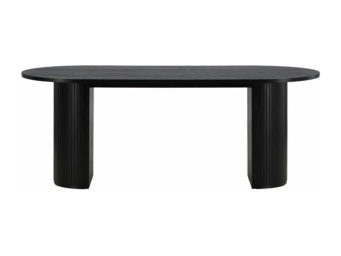 Bianca eetkamertafel 90x200cm zwart.