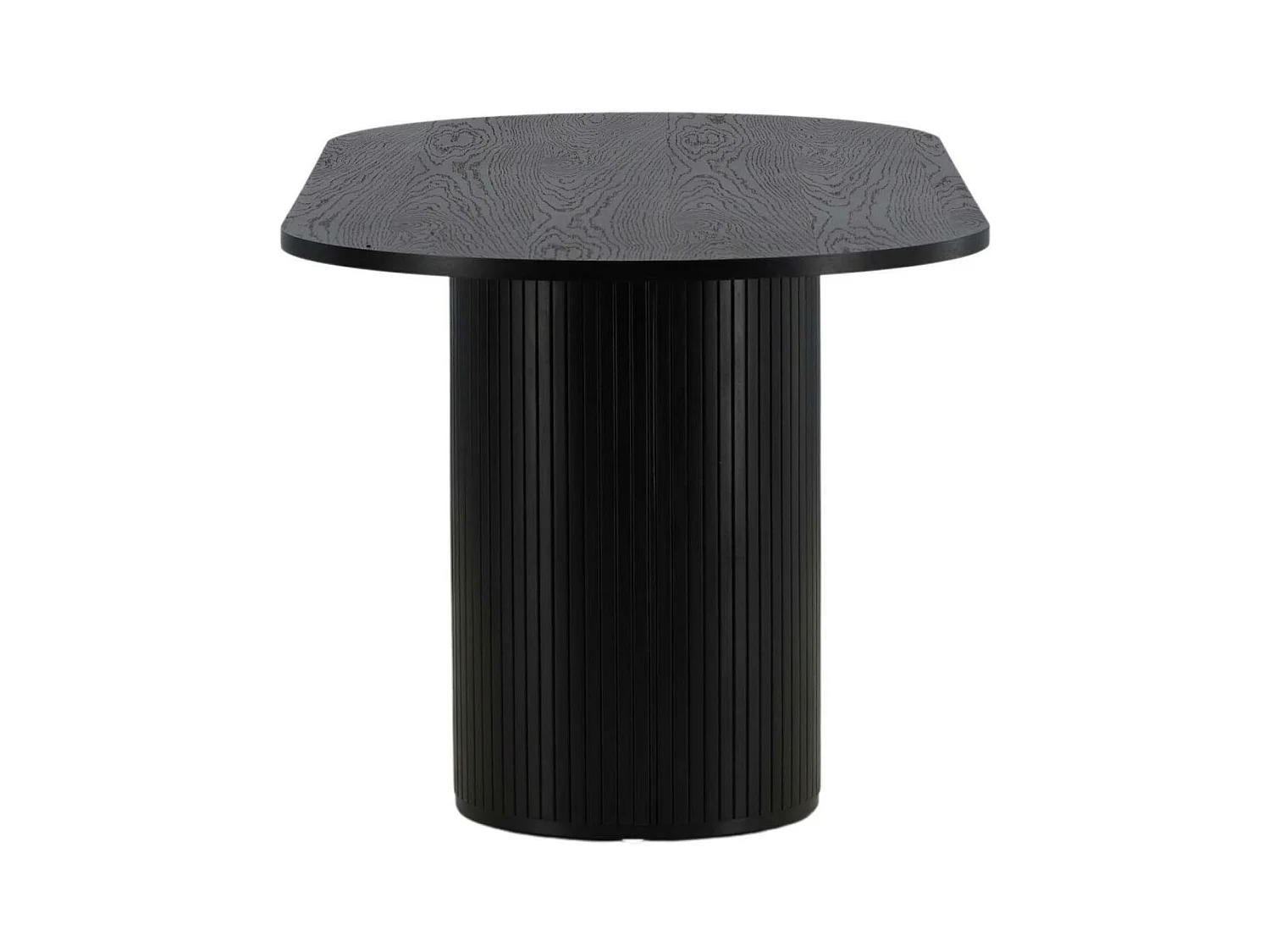 Table à Manger Ovale "Bianca" 200cm Noir
