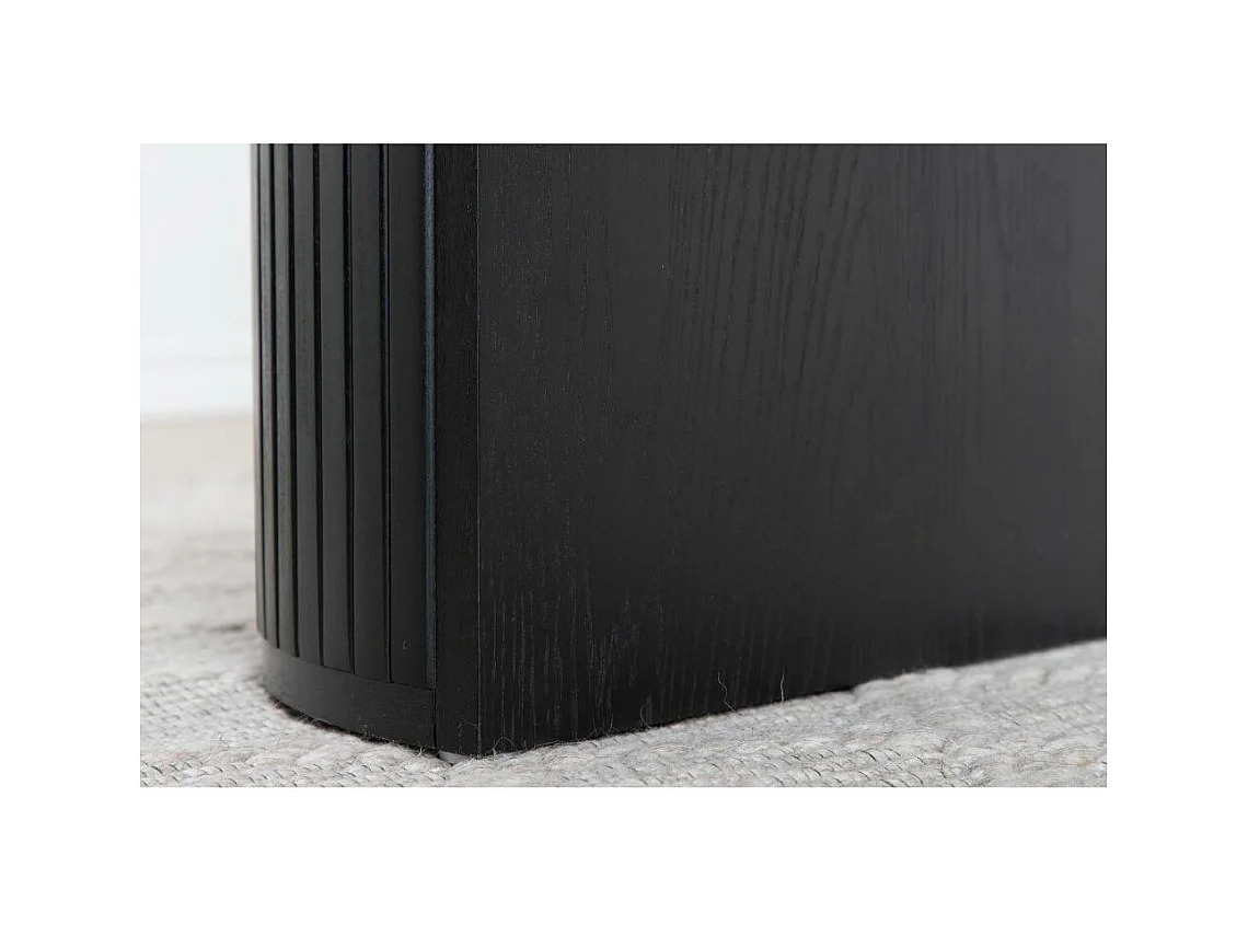 Table à Manger Ovale "Bianca" 200cm Noir