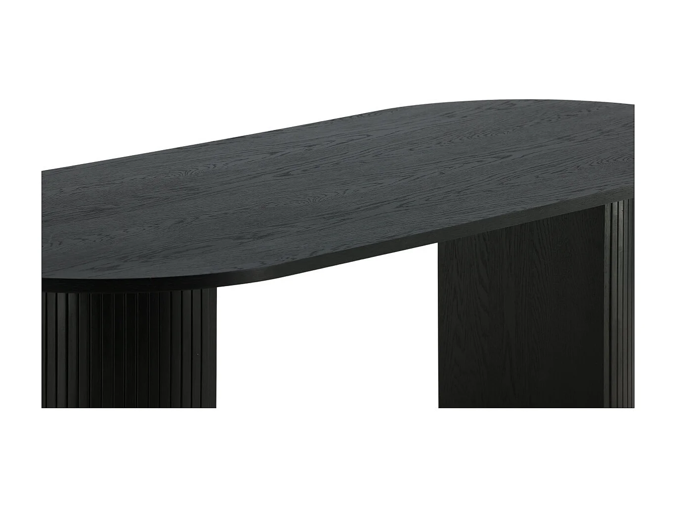 Table à Manger Ovale "Bianca" 200cm Noir