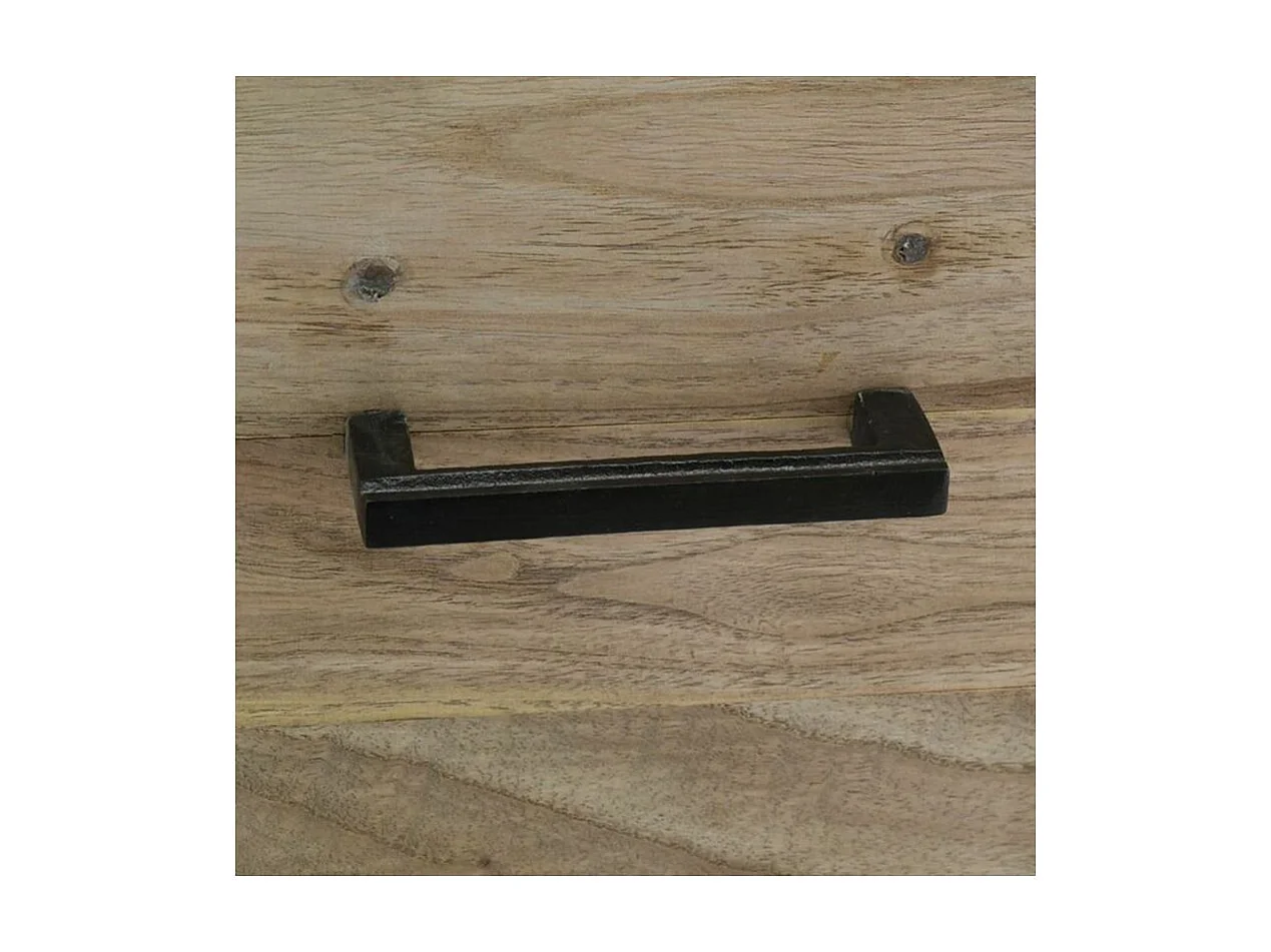 Caisse en bois de suar à roulette