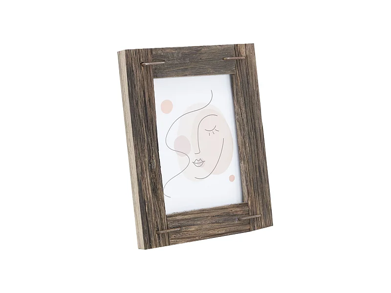 Cadre photo 18x24cm en bois recyclé 1 Photo