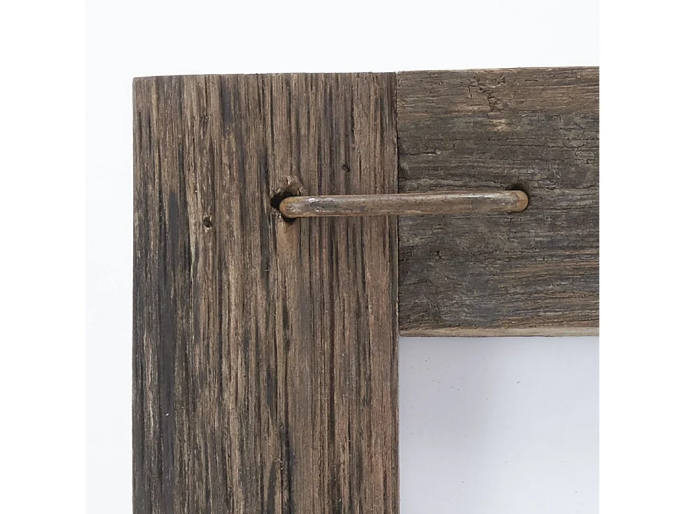 Cadre photo 18x24cm en bois recyclé 1 Photo