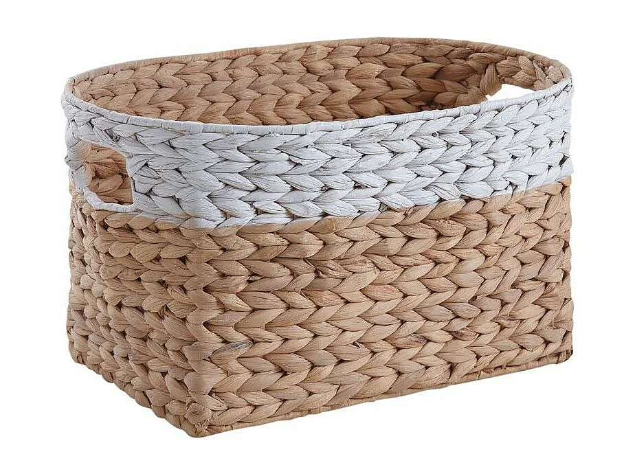 Corbeilles de rangement en jacinthe (Lot de 2)