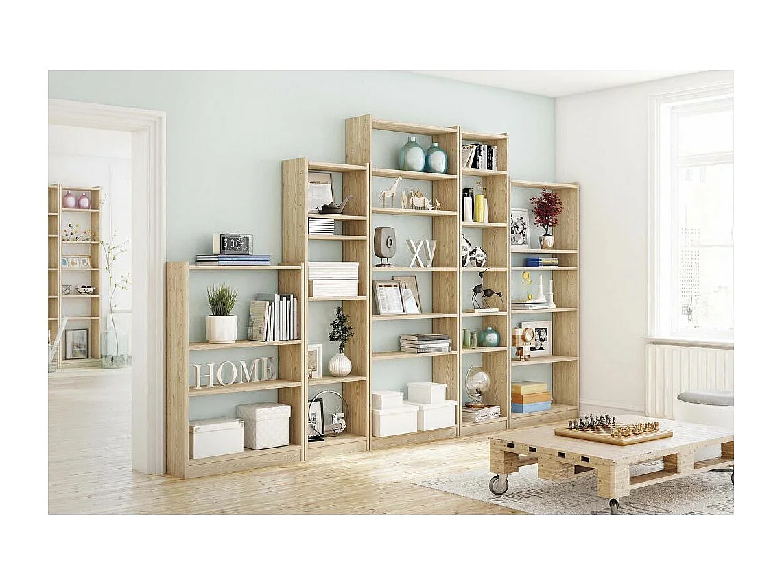 Colonne en pin Gala 7 tablettes