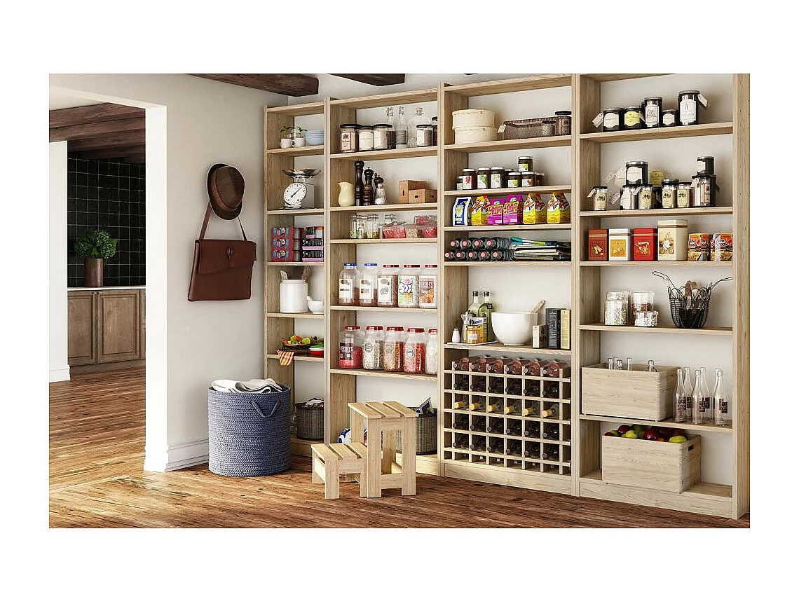 Colonne en pin Gala 7 tablettes