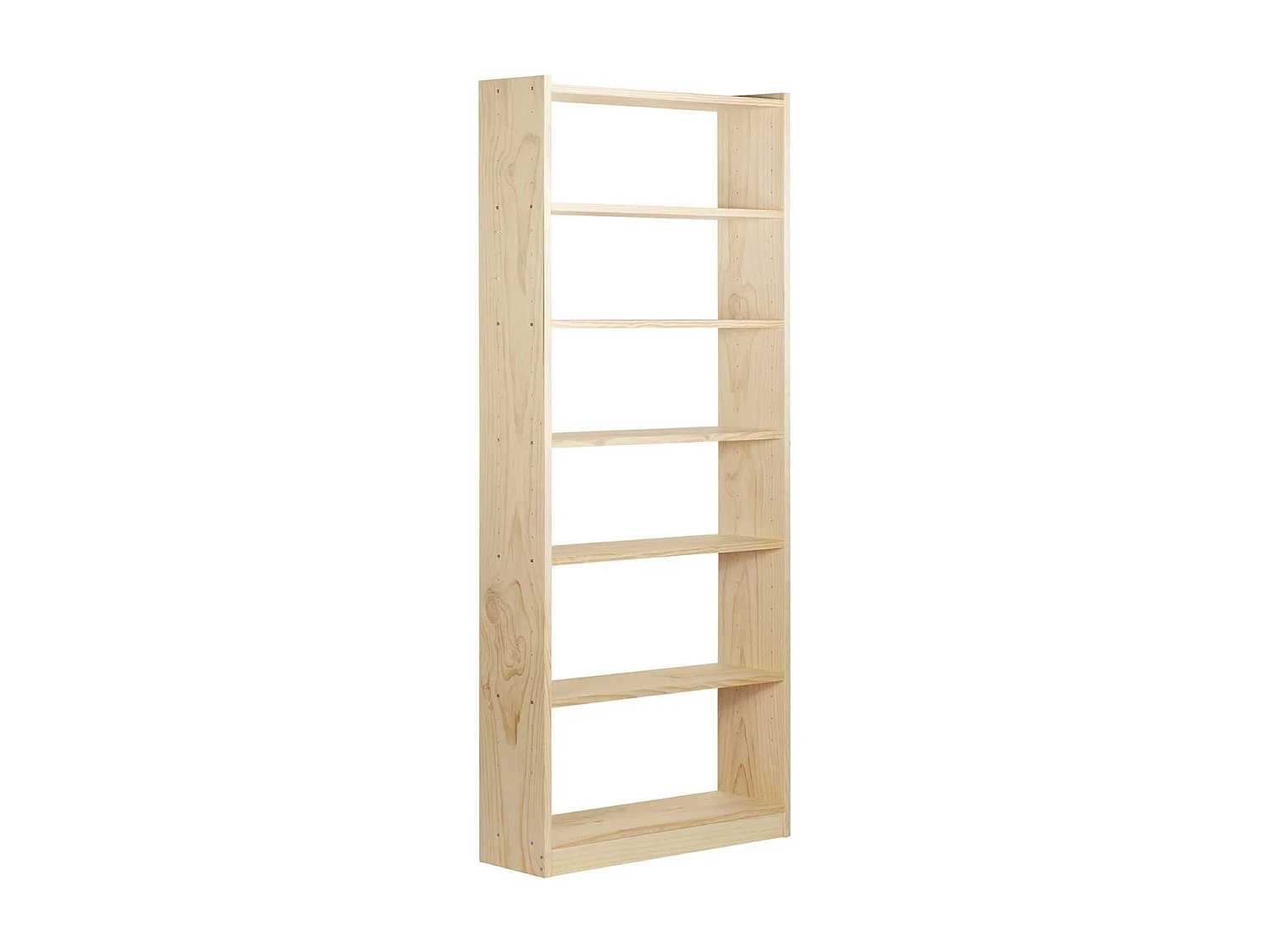 Bibliothèque Gala en pin 7 tablettes
