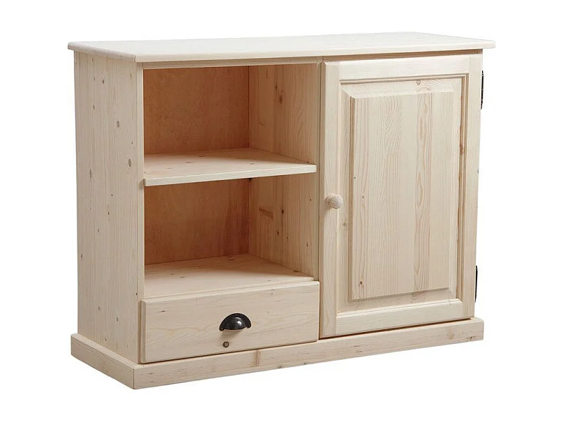 Meuble tv en bois brut