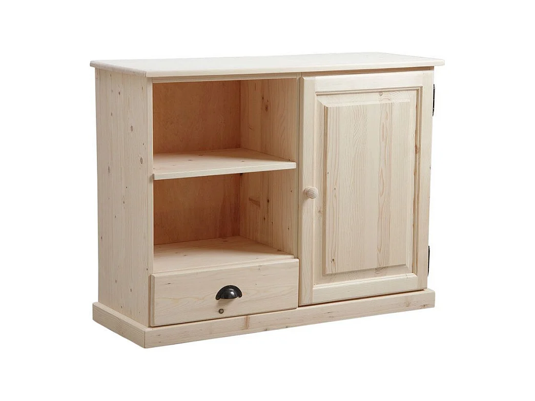 Meuble tv en bois brut