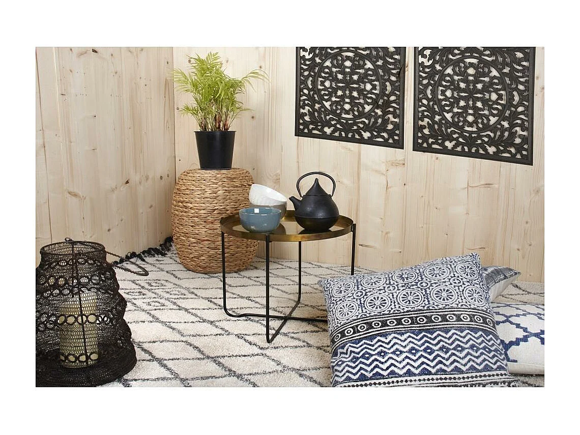 Tapis berbère en coton Masuna 200 x 140 cm