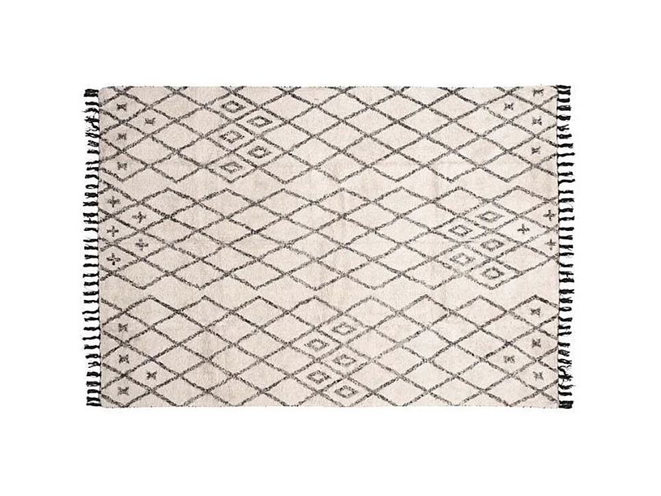 Tapis berbère en coton Masuna 200 x 140 cm