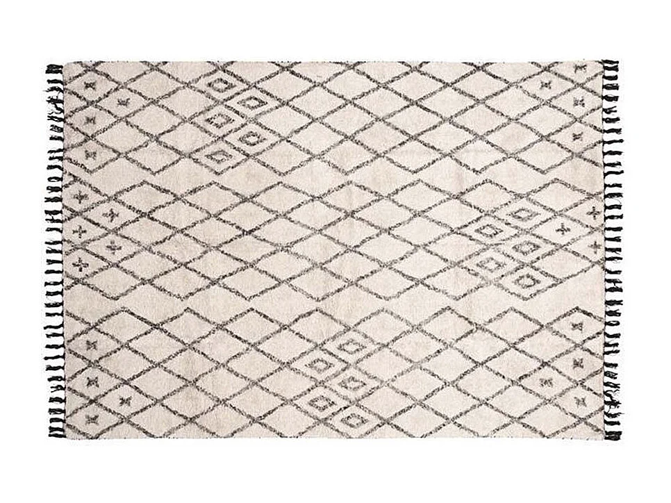 Tapis berbère en coton Masuna 200 x 140 cm