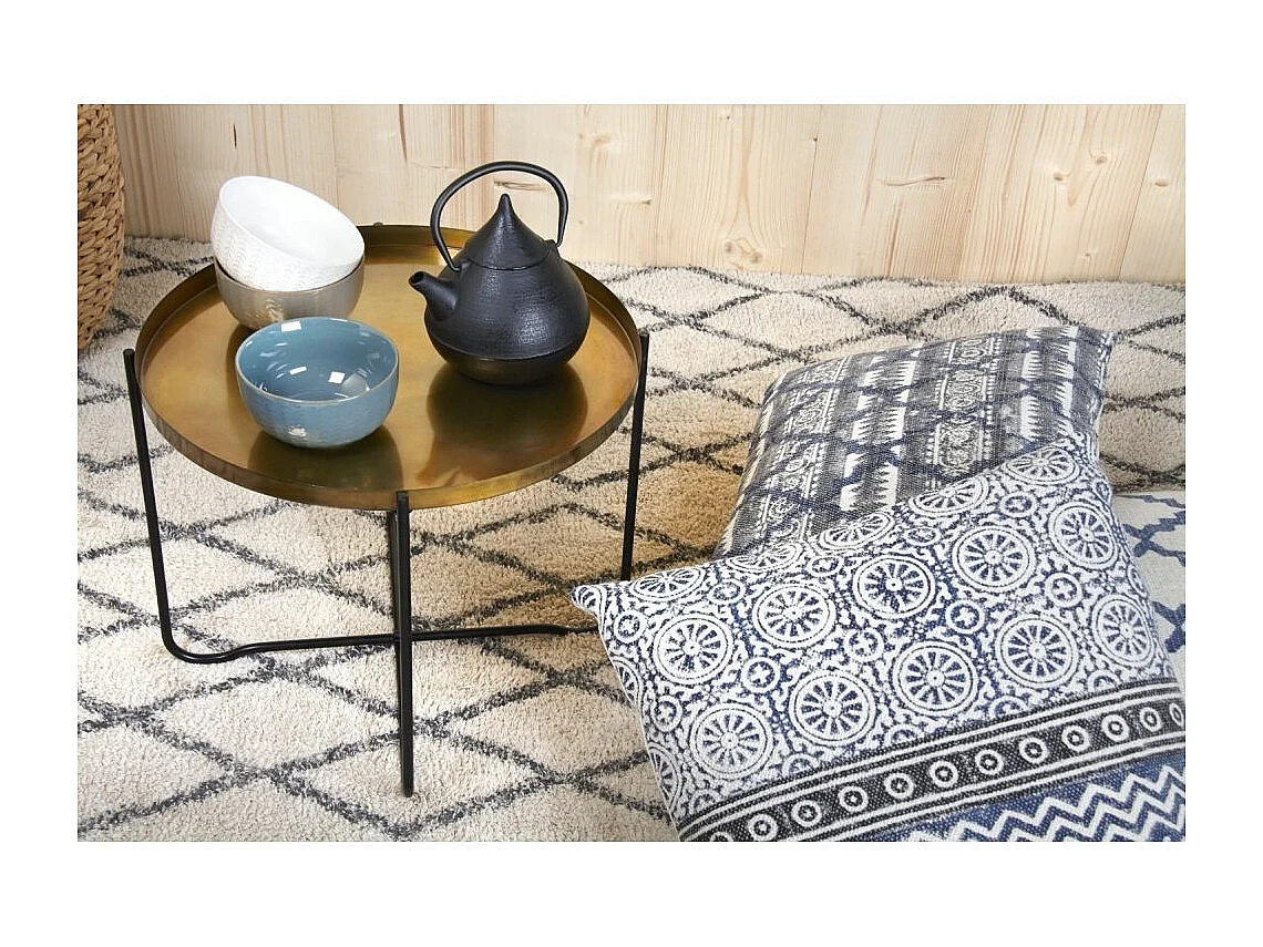 Tapis berbère en coton Masuna 200 x 140 cm