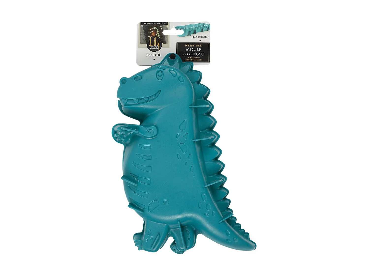 Moule à gâteau en silicone Dinosaure (Lot de 2)