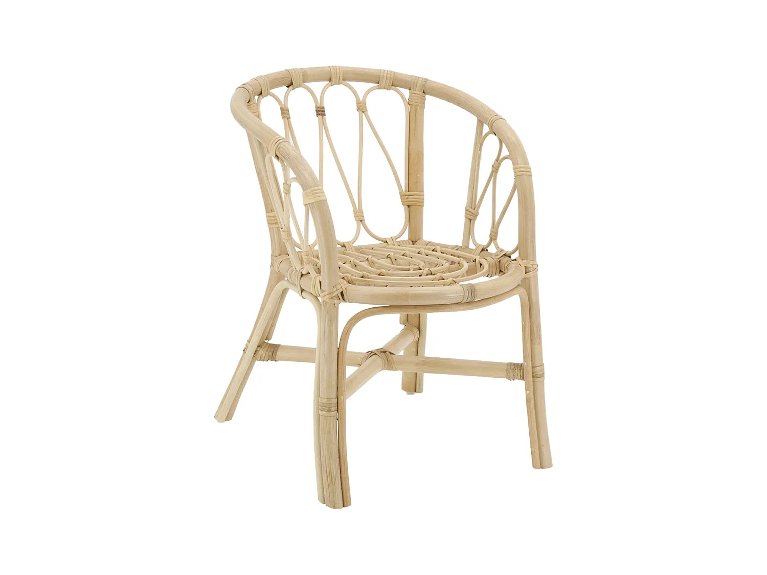 Fauteuil enfant en rotin Côme