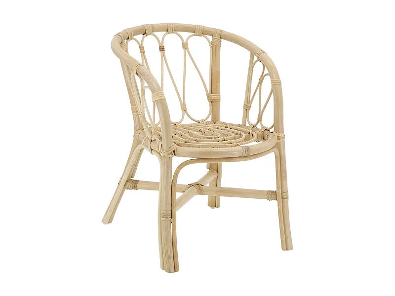 Fauteuil enfant en rotin Côme