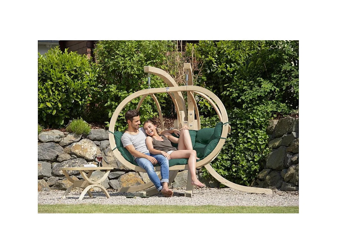 Hängesofa Globo royal Grün - wasserdichtes Kissen