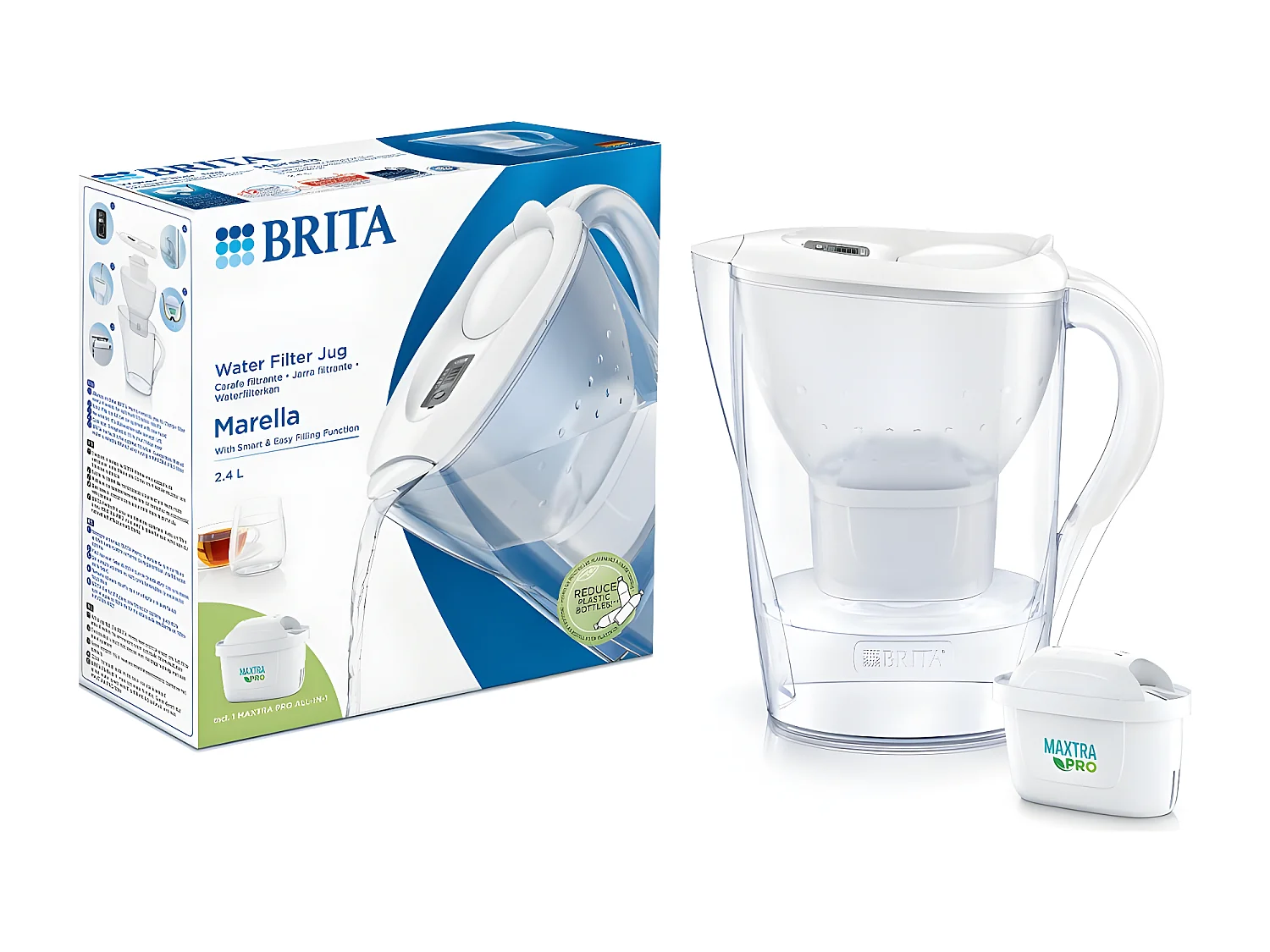 Brita Carafe filtrante 2.4l avec cartouche maxtra - 1051118