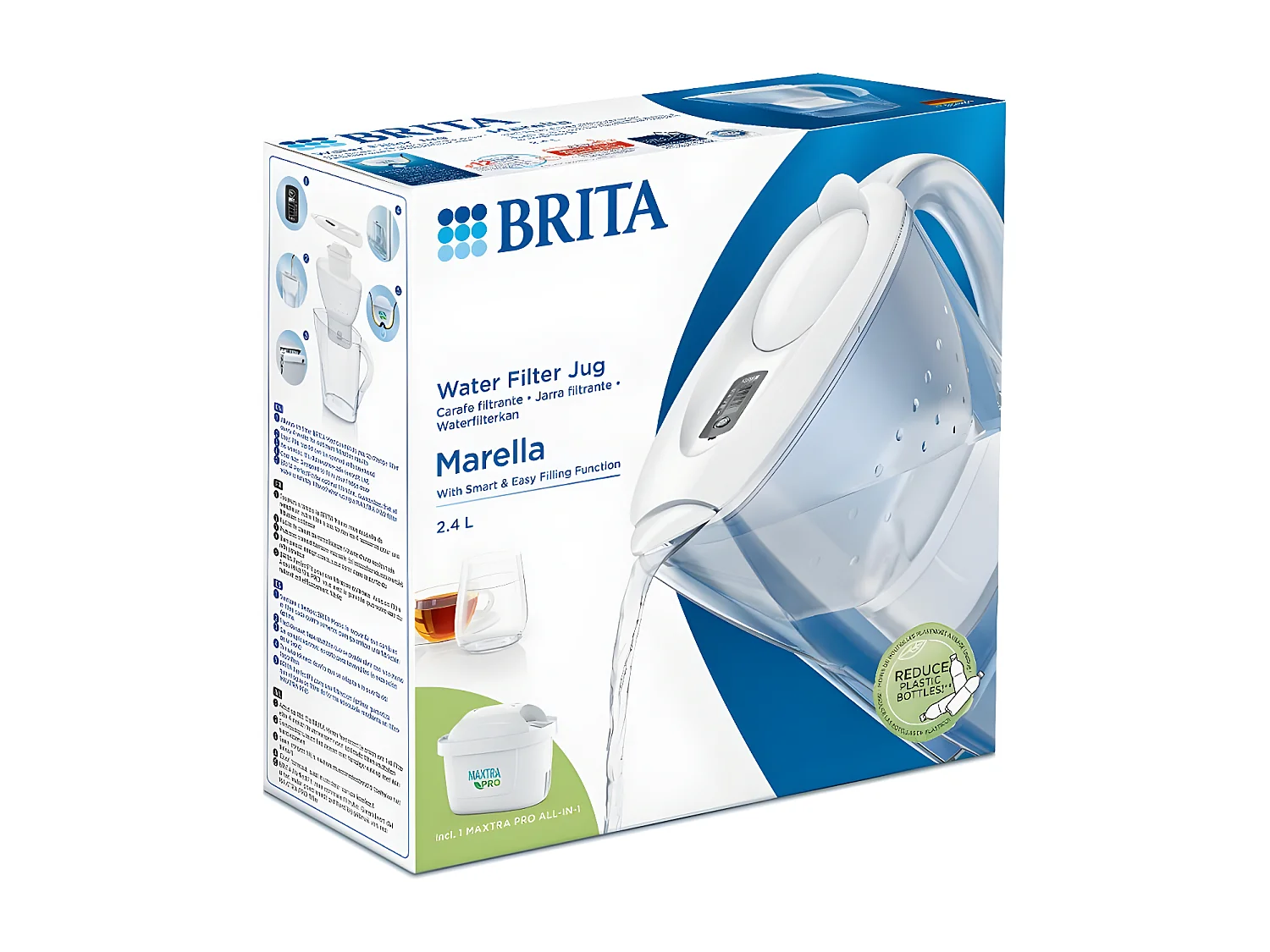 Brita Carafe filtrante 2.4l avec cartouche maxtra - 1051118