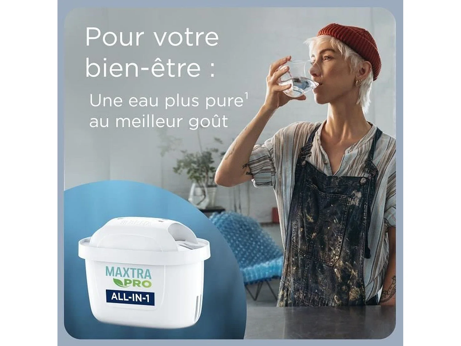 Brita Carafe filtrante 2.4l avec cartouche maxtra pro all-in-1 - 1051121