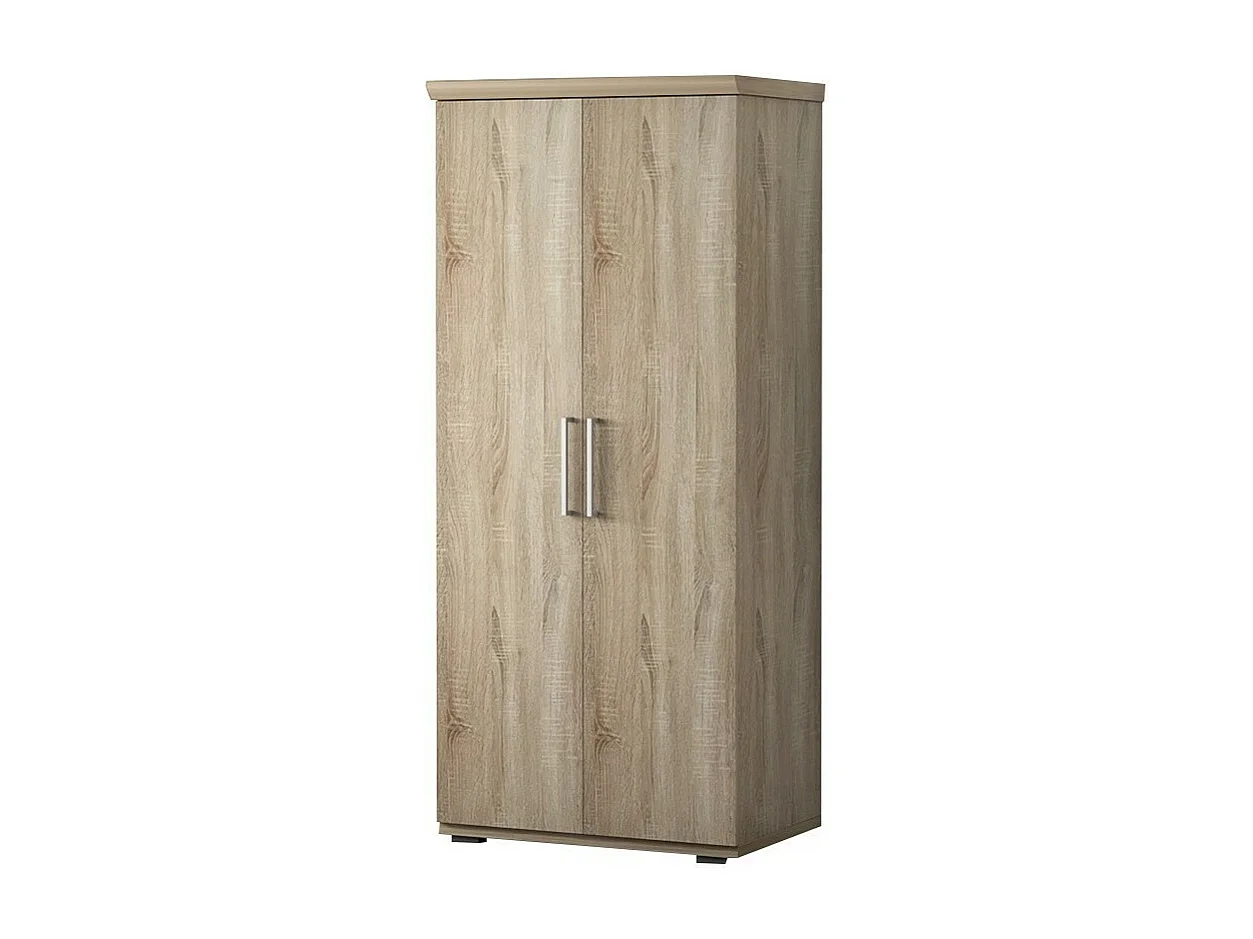 Armoire 2 portes avec penderie TOM – Chêne sonoma