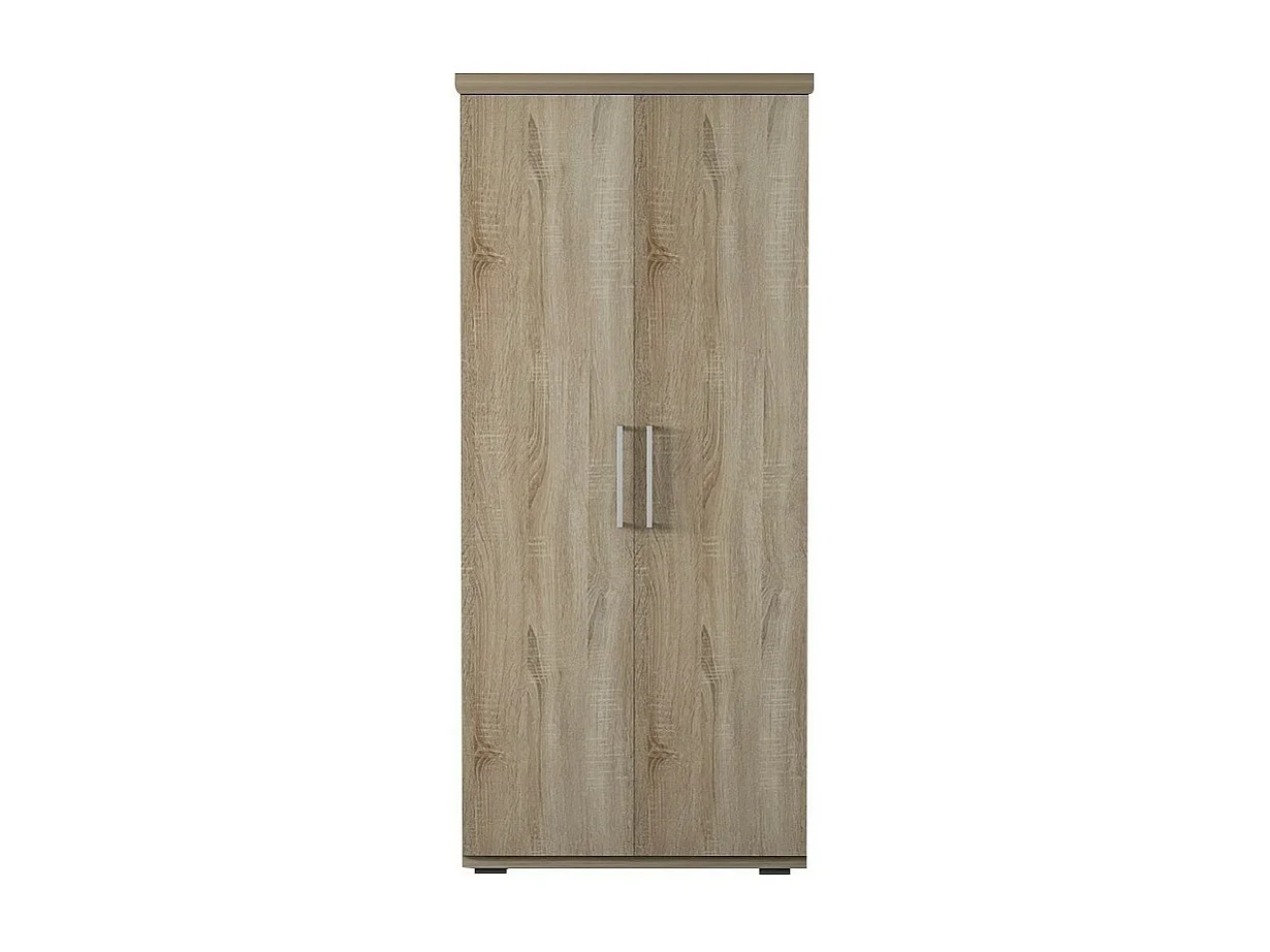Armoire 2 portes avec penderie TOM – Chêne sonoma