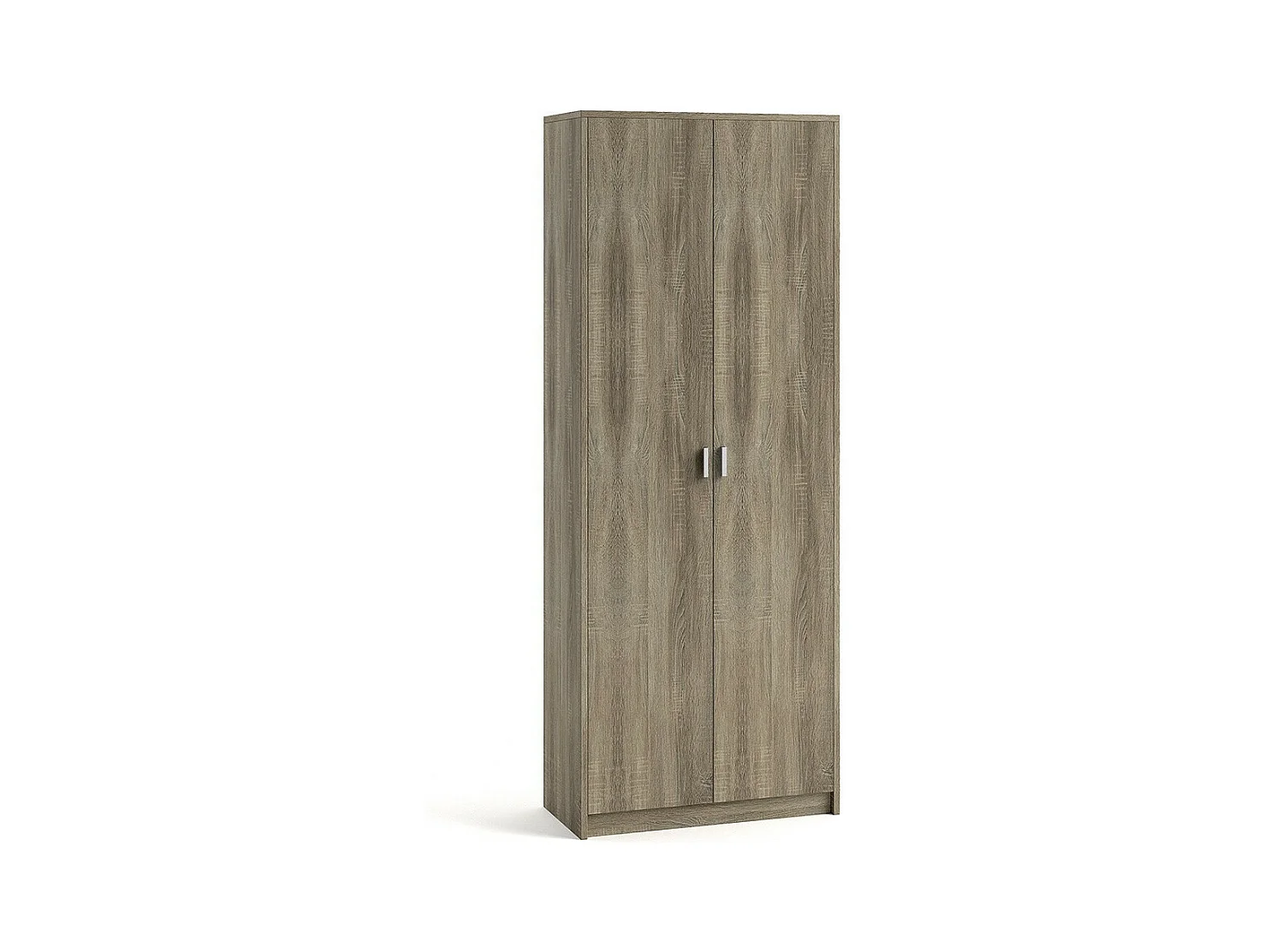 Armoire 2 portes TOLLY – Chêne sonoma – H195 cm