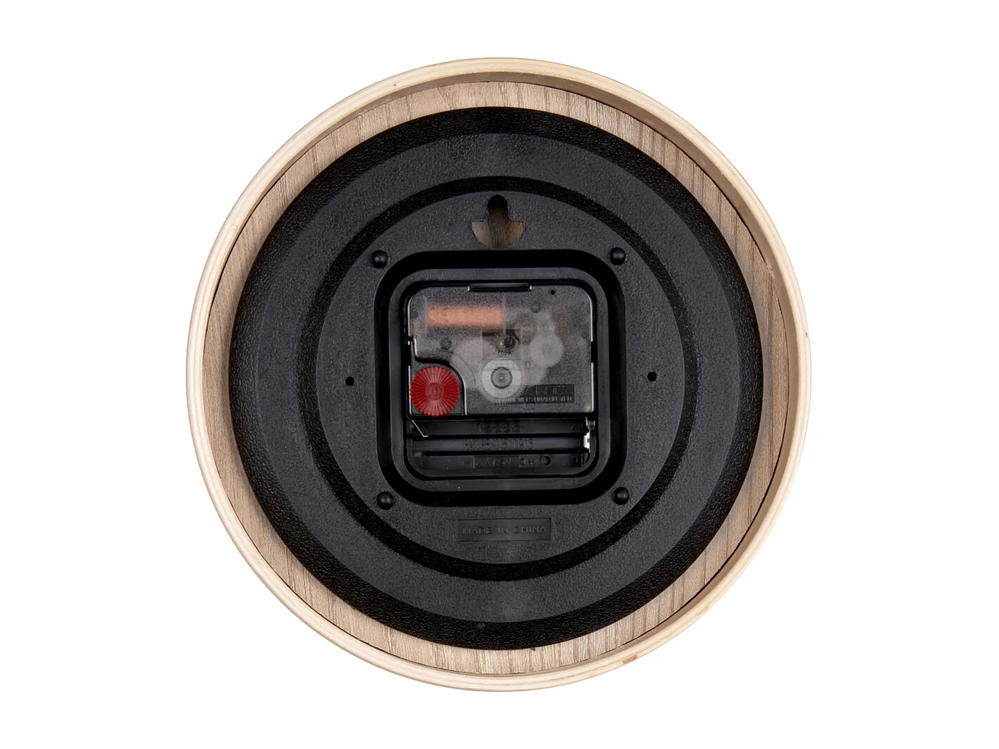 Tafelklok Pure Wood Grain - Zwart