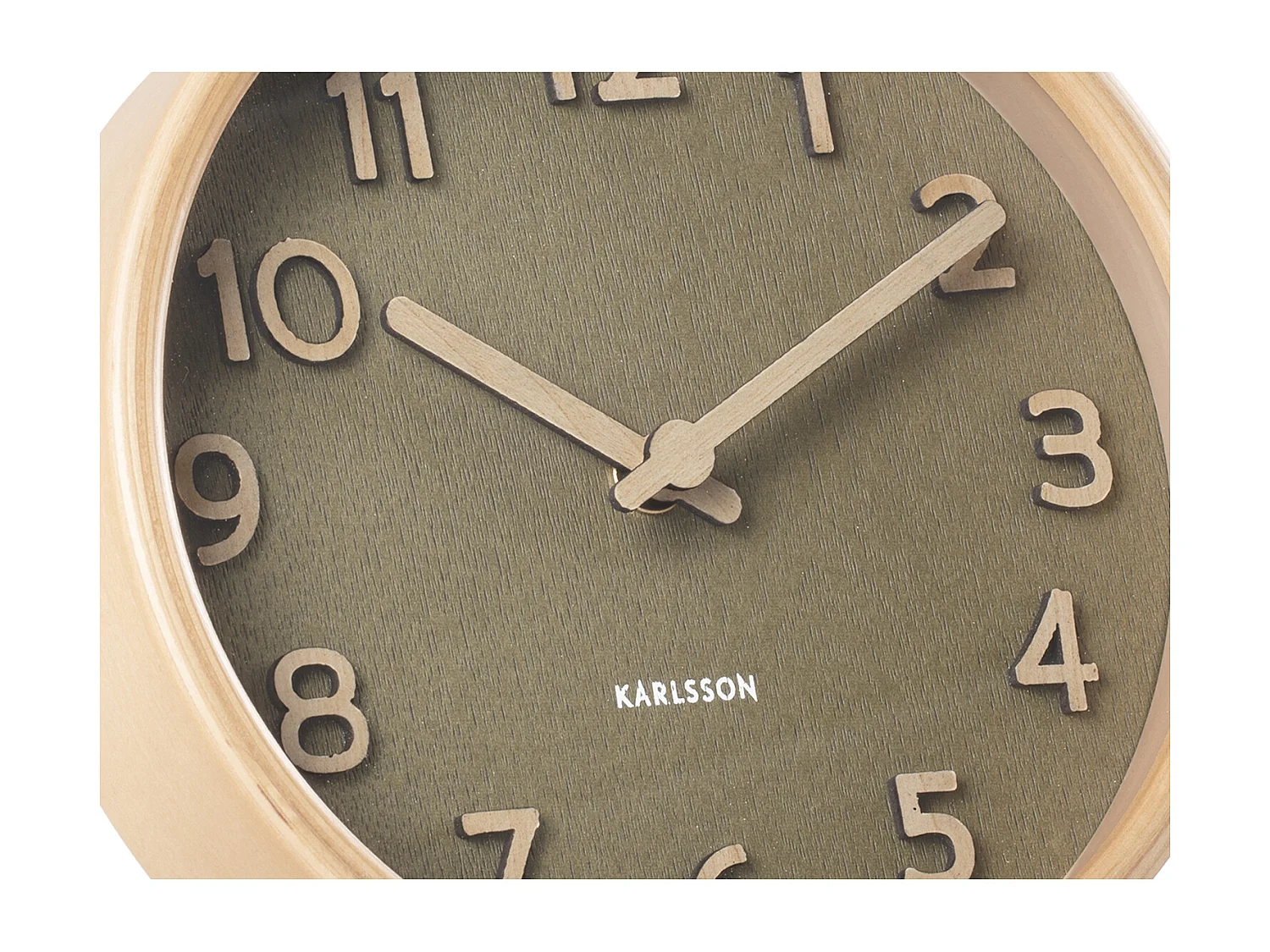 Horloge à poser Pure H18cm Vert  Present Time