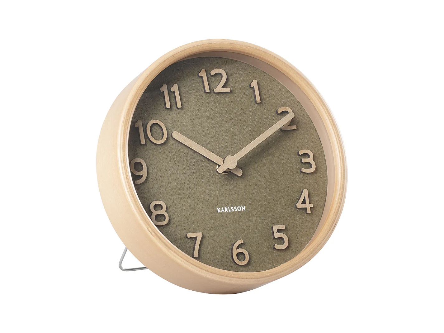 Horloge à poser Pure H18cm Vert  Present Time
