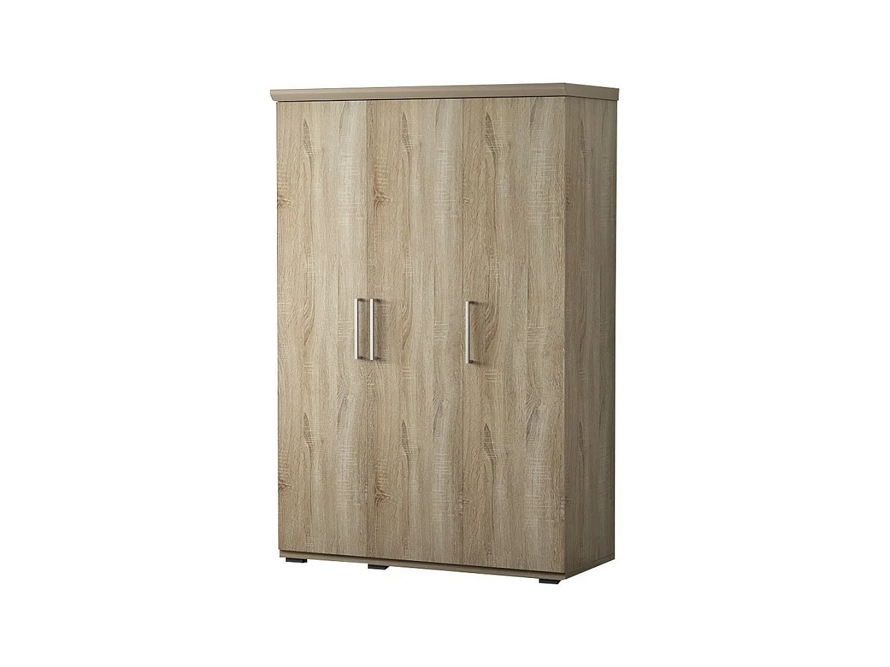 Armoire 3 portes avec penderie TOM – Chêne sonoma