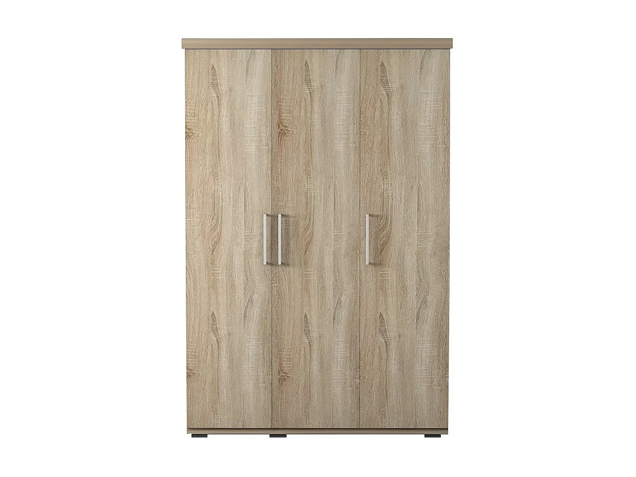 Armoire 3 portes avec penderie TOM – Chêne sonoma