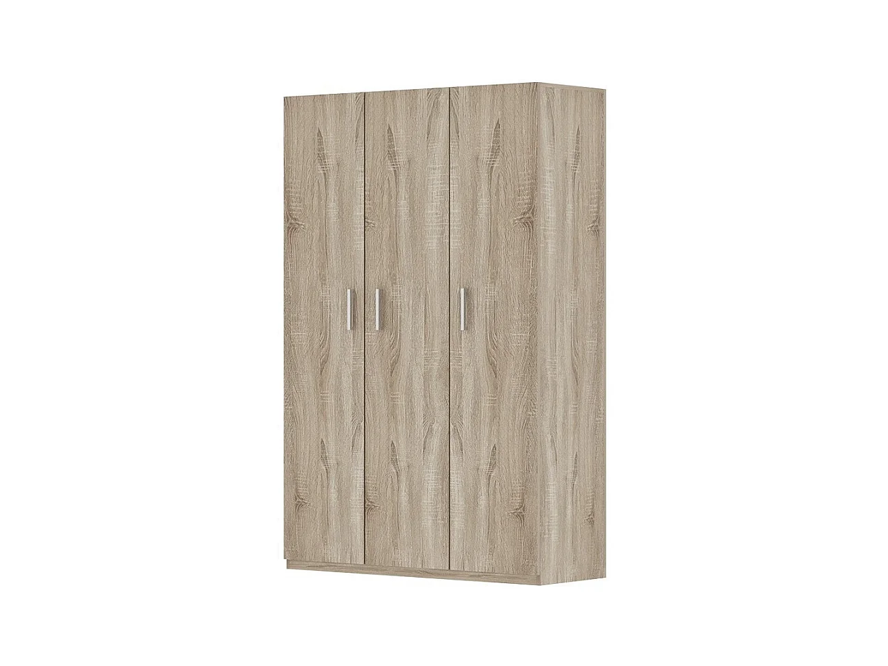 Armoire 3 portes TOM – Chêne sonoma – Grand espace de rangement