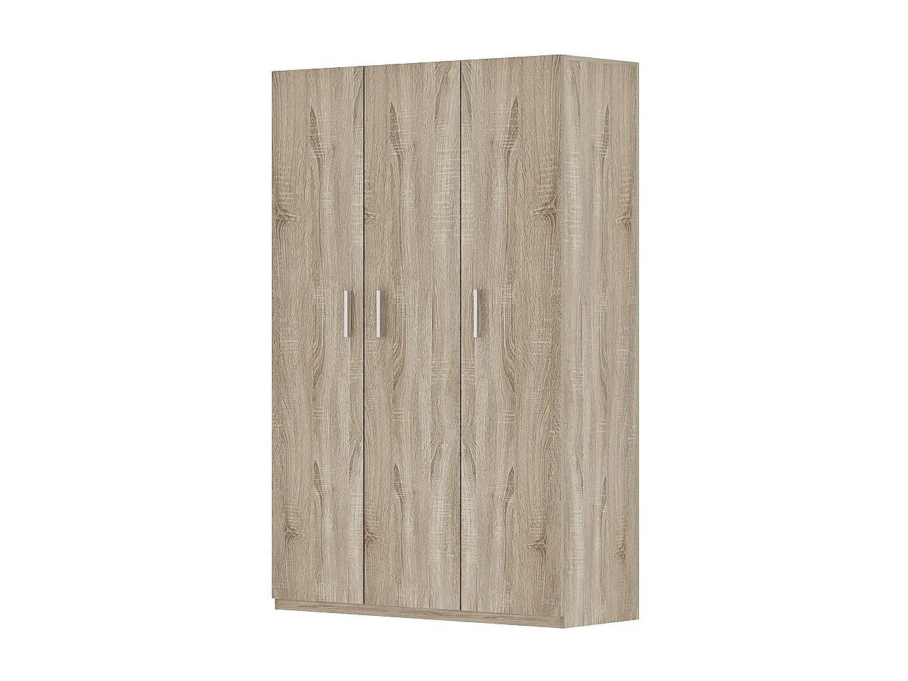 Armoire 3 portes TOM – Chêne sonoma – Grand espace de rangement