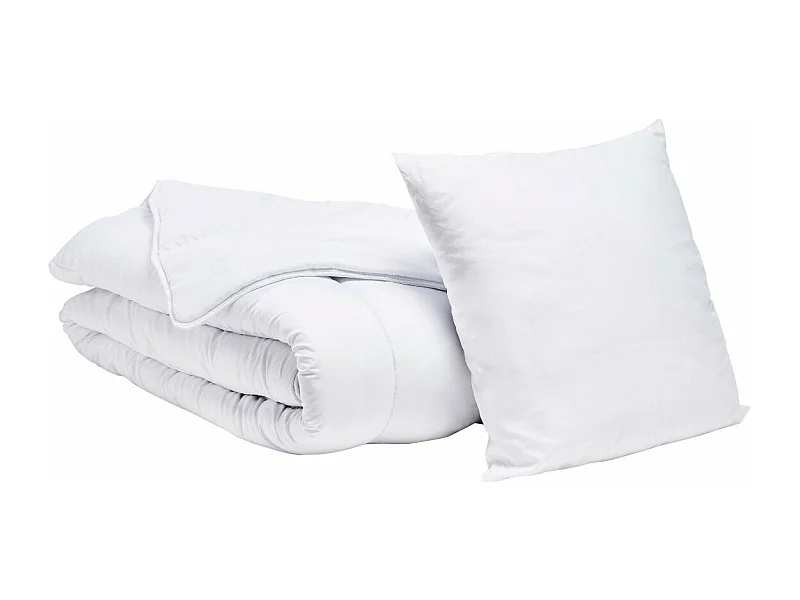 Pack Anti-Acariens Couette 140x200cm + 1 Oreiller 60x60cm