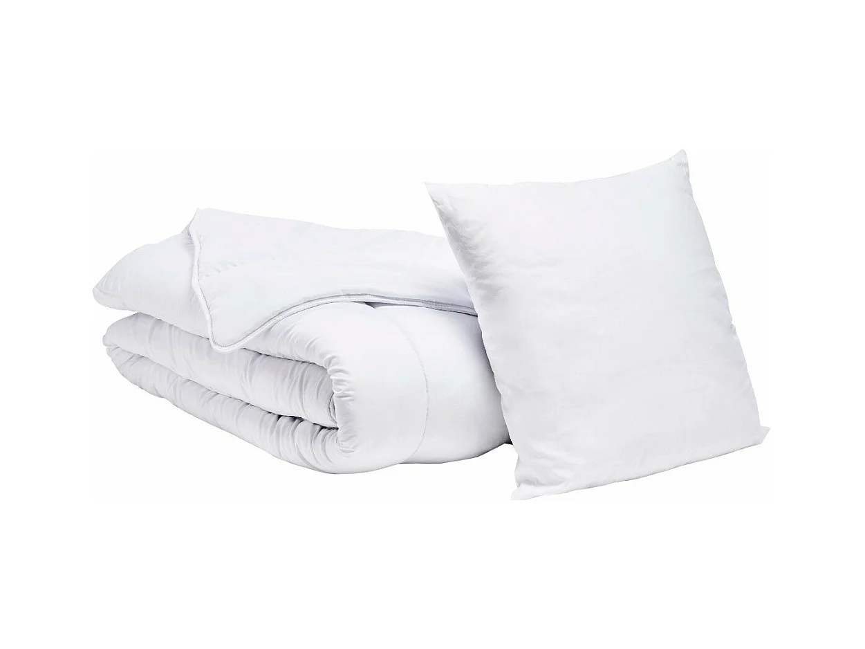 Pack Anti-Acariens Couette 140x200cm + 1 Oreiller 60x60cm
