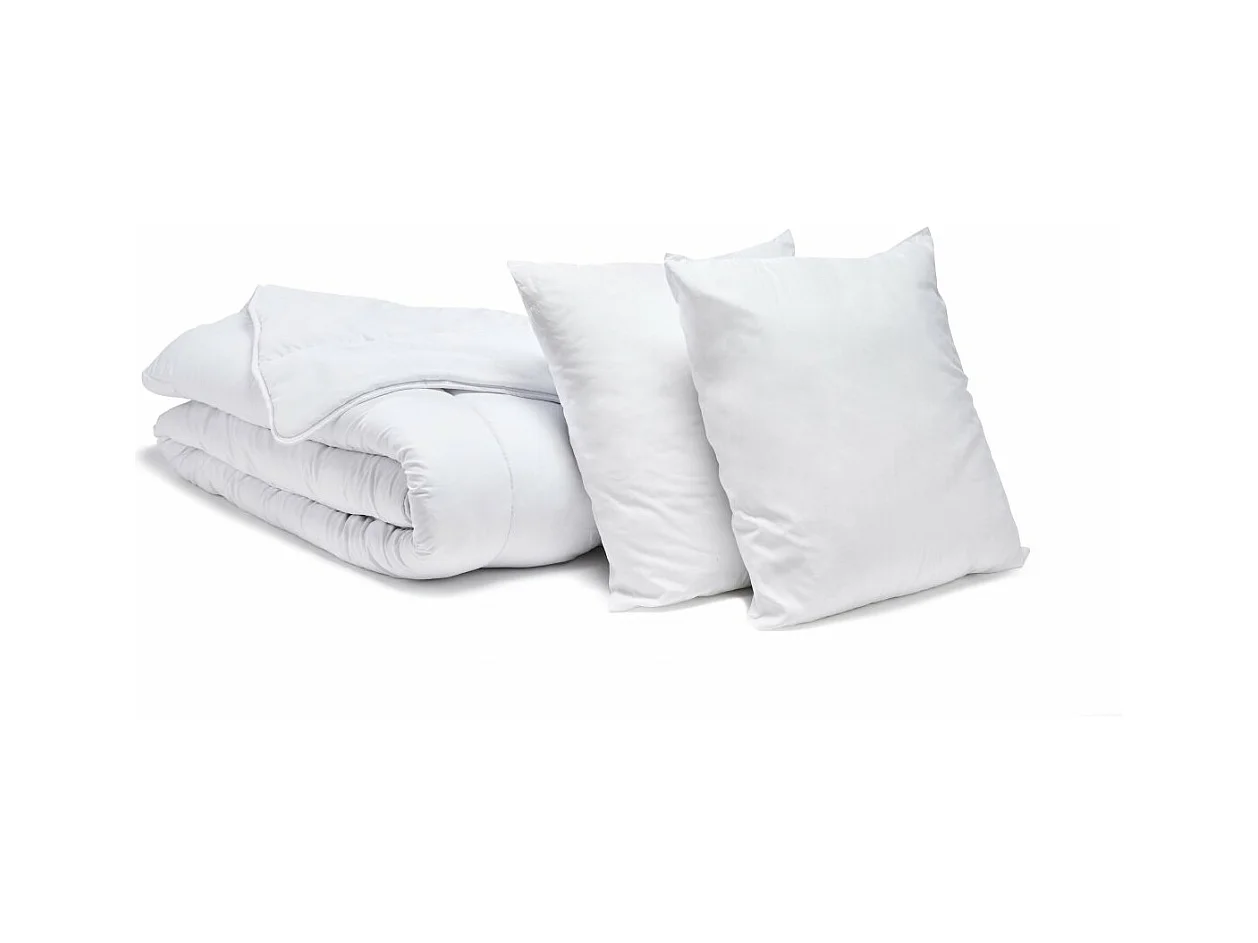 Pack Anti-Acariens Couette 240x260cm + 2 Oreillers 60x60cm