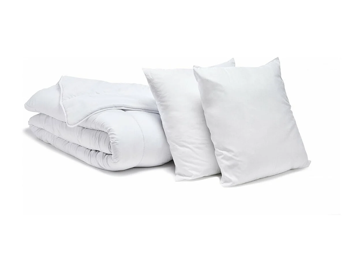 Pack Anti-Acariens Couette 240x260cm + 2 Oreillers 60x60cm