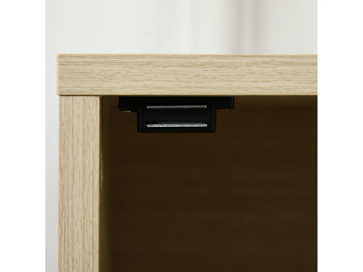 Mesilla de noche roble 43x30x51 cm HOMCOM