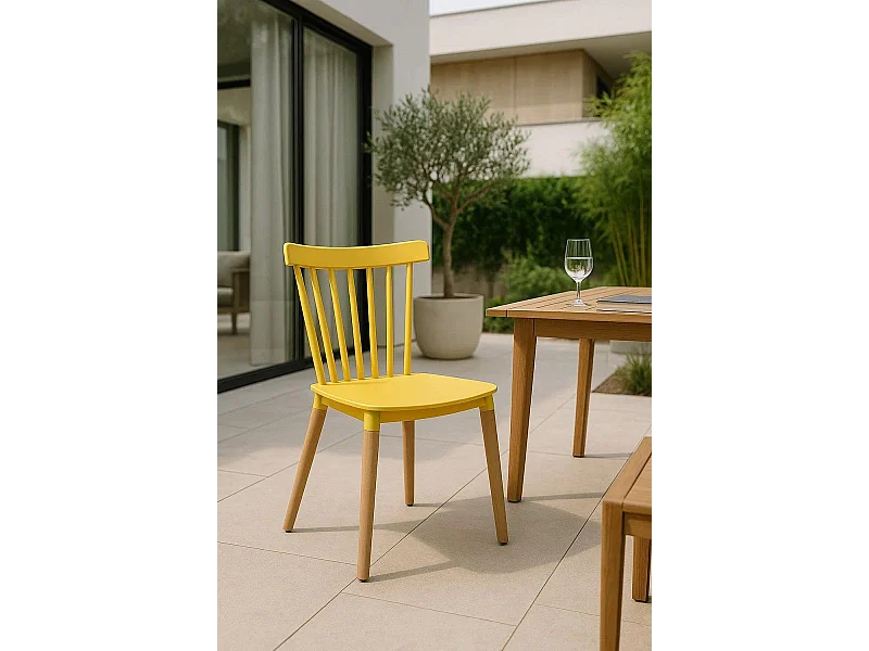 Sillas Comedor - Silla Leka - Amarillo