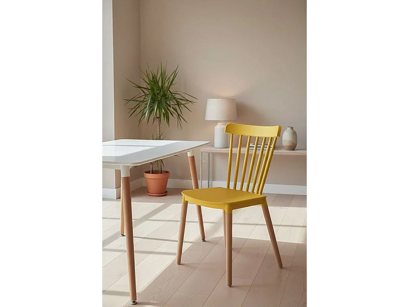 Sillas Comedor - Silla Leka - Amarillo