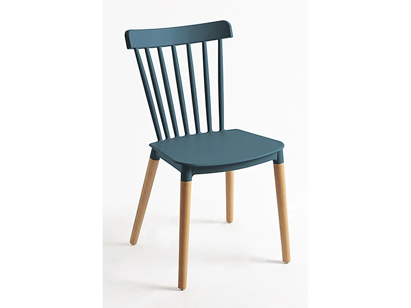 Packs Sillas Comedor - Pack 4 Sillas Leka - Verde azulado
