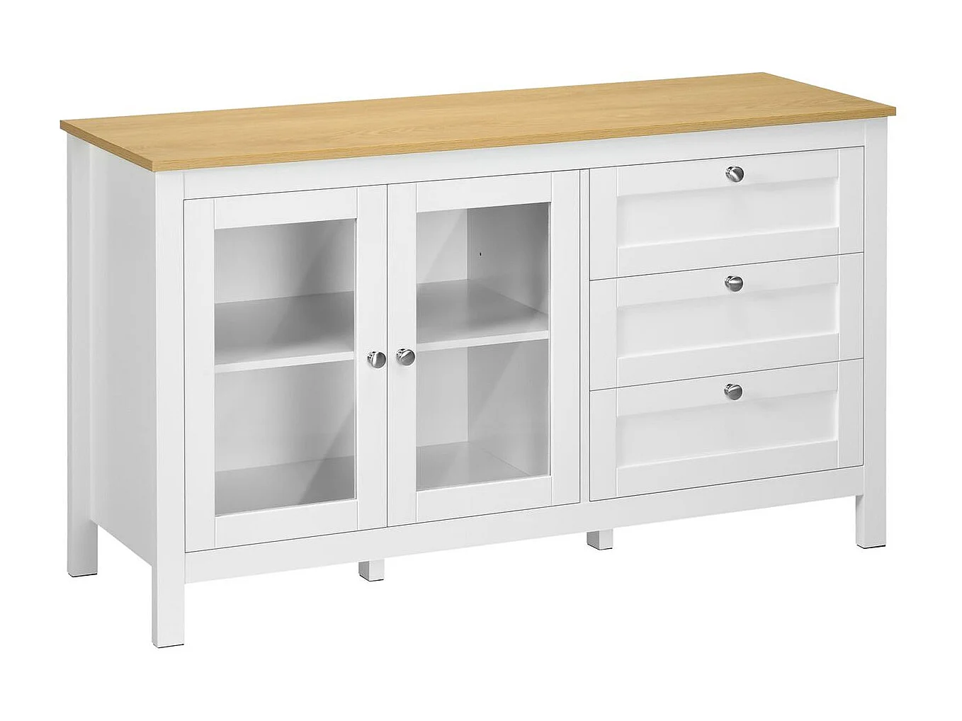 Aparador para salón blanco 120x40x70 cm HOMCOM