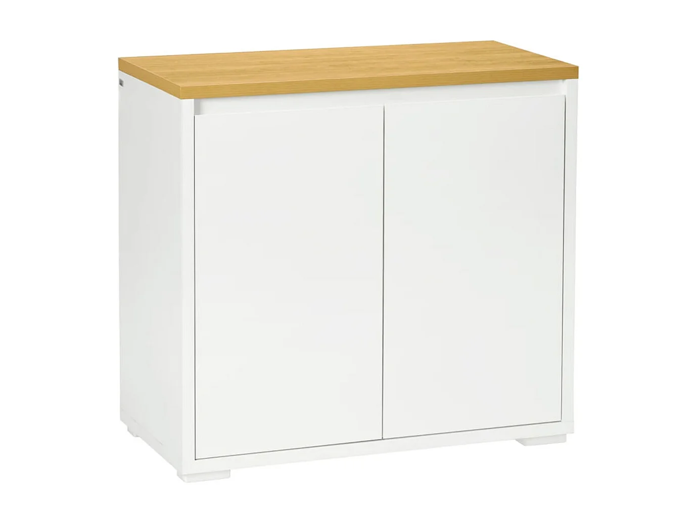 Aparador de salón blanco 80x37x75 cm HOMCOM