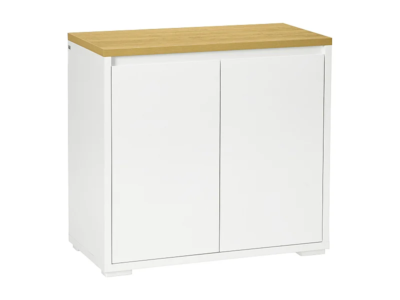 Aparador de salón blanco 80x37x75 cm HOMCOM