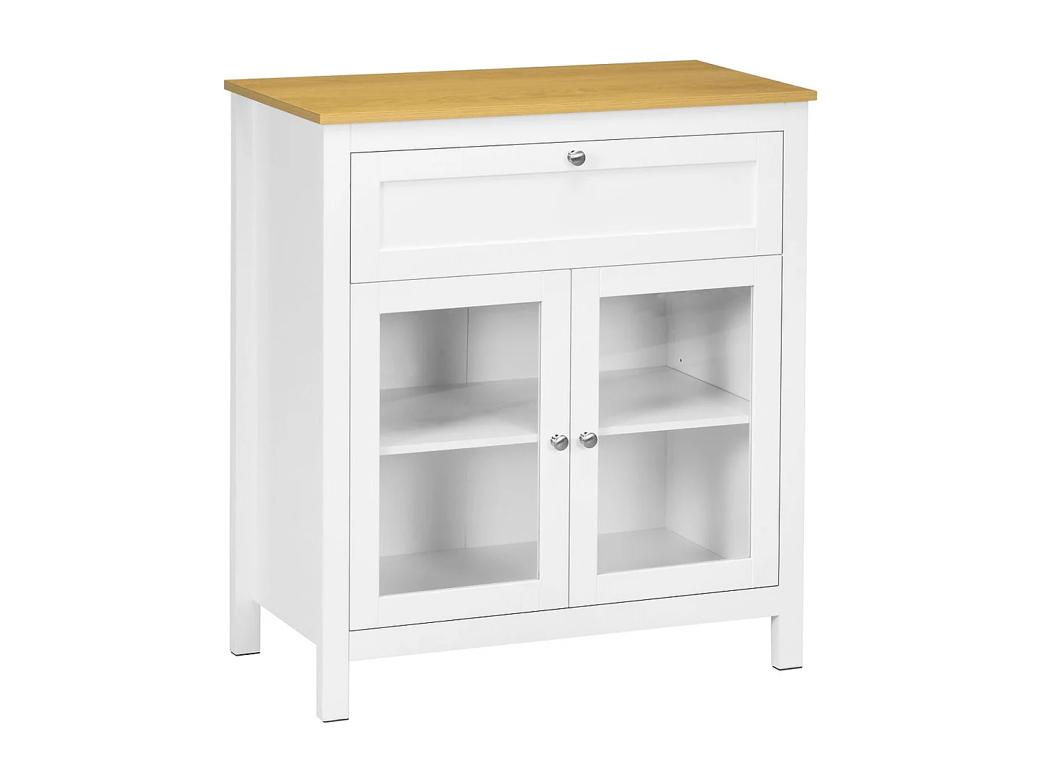 Aparador de cocina blanco 80x40x90 cm HOMCOM